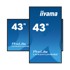 IIYAMA Monitor 43" LH4341UHS-B2, 4K UHD, IPS, 8ms, 500cd/m², HDMI/VGA, zvučnici, crni